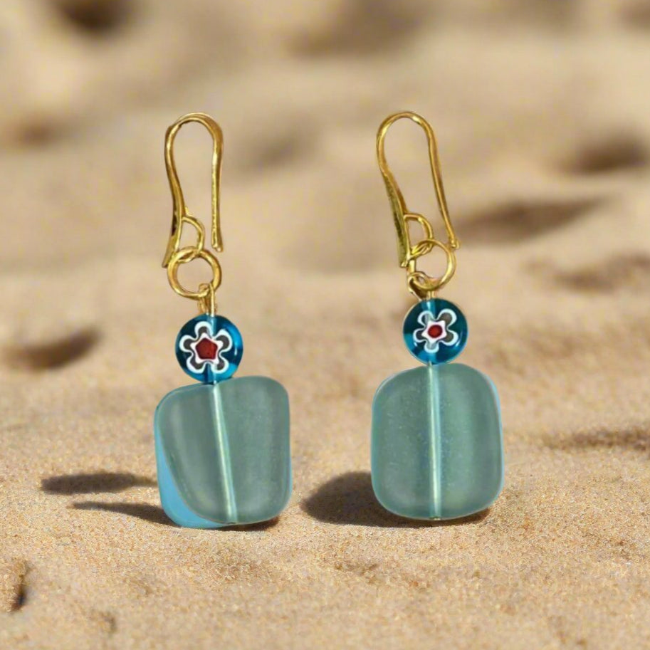 Sea Glass Earrings