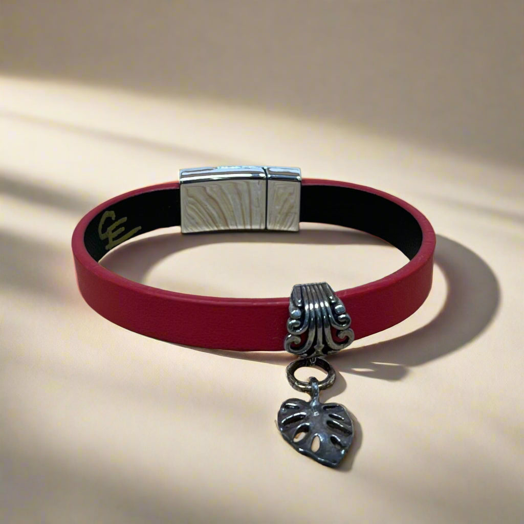 Coastal Allure Leather Bracelet