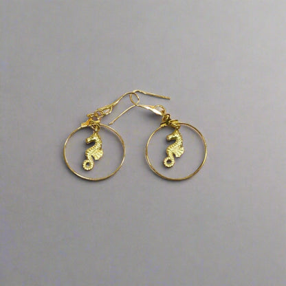 Gold Halo Hoops