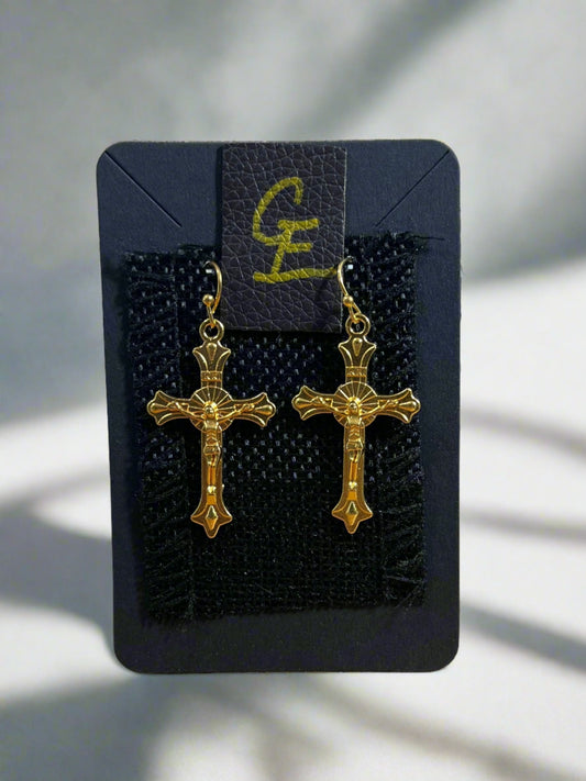 Crucifix Earrings